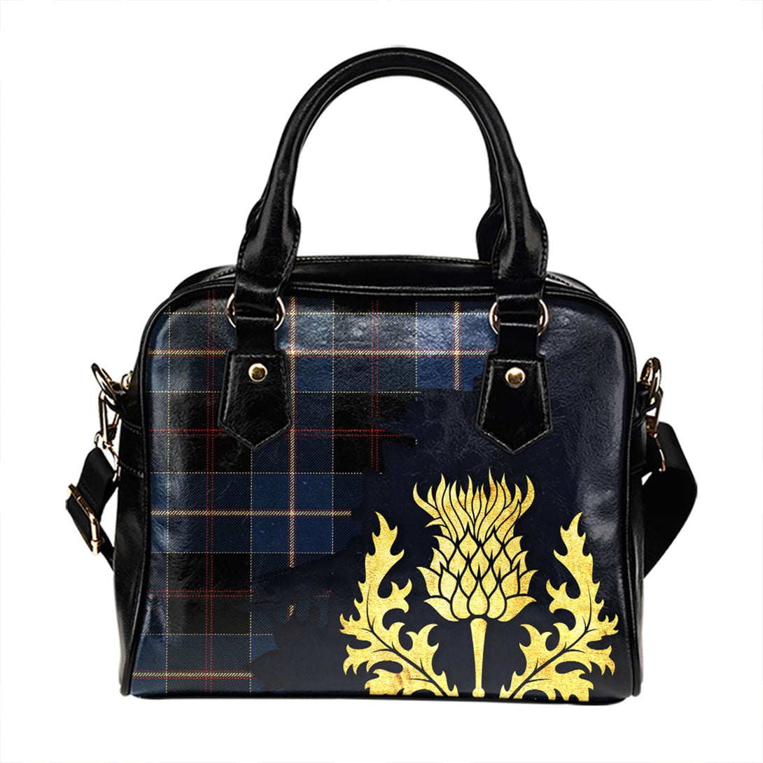 Dunlop Modern Tartan Shoulder Handbag Thistle Oldest Style