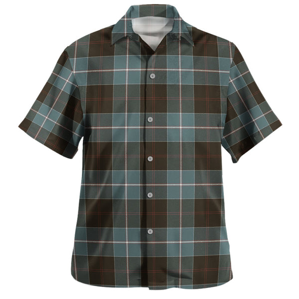 Dunlop Weathered Clan Badge Tartan Hawaiian Shirt