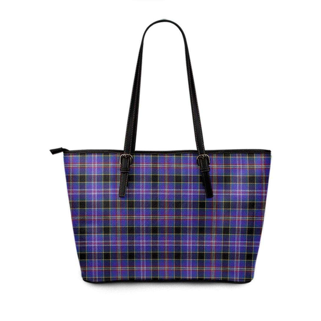 Dunlop 2 Modern Tartan Leather Tote Bag