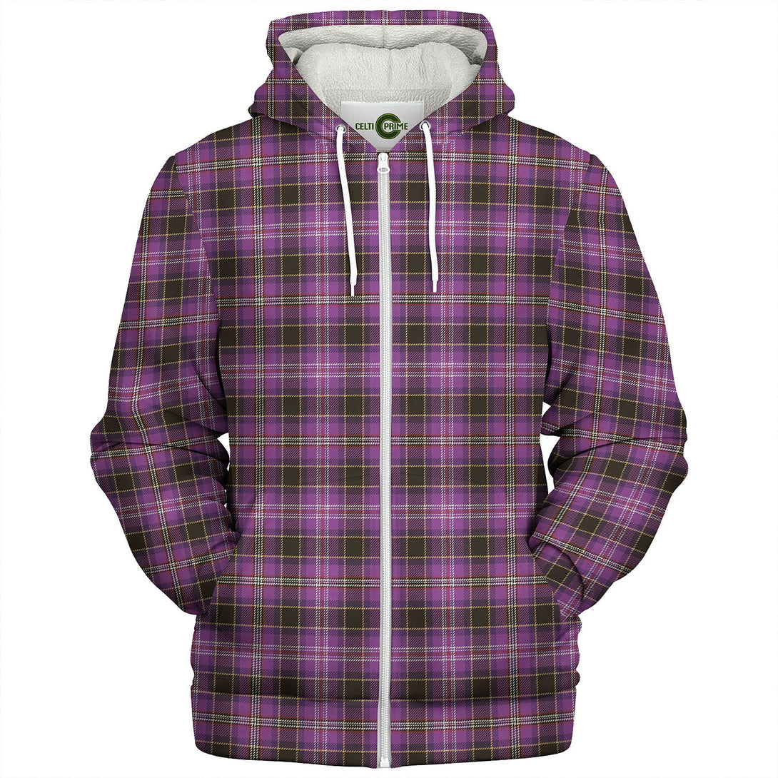 Dunlop 2 Weathered Tartan Sherpa Hoodie