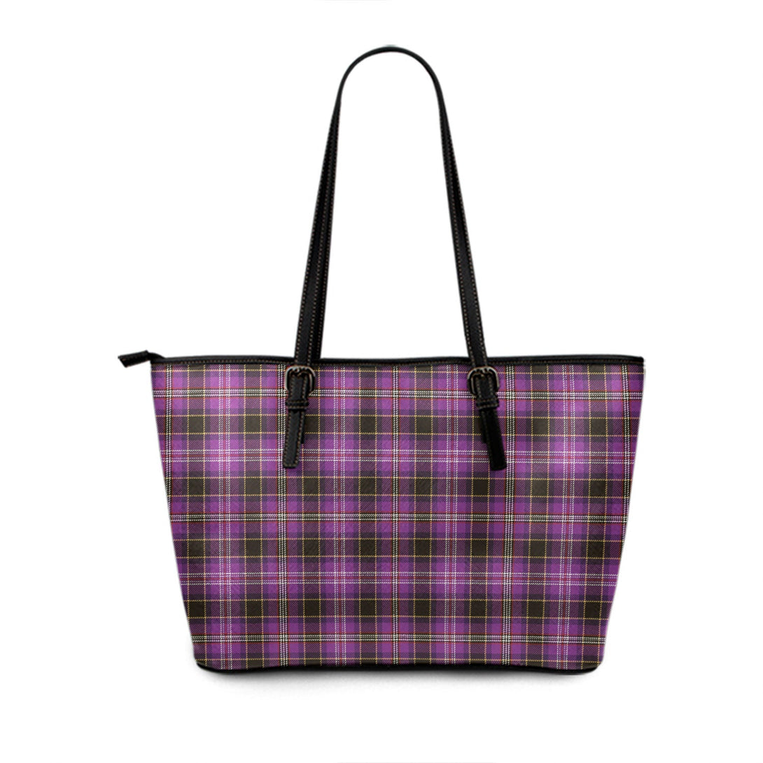 Dunlop 2 Weathered Tartan Leather Tote Bag