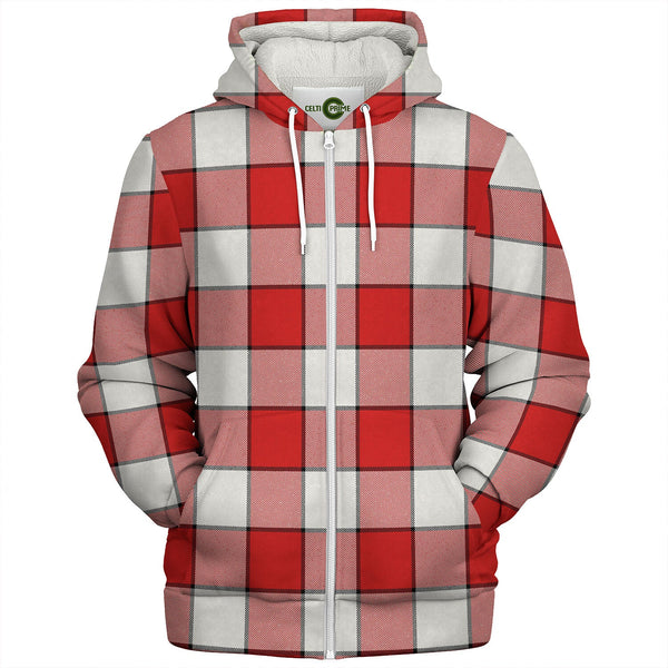 Dunmore Modern Tartan Sherpa Hoodie