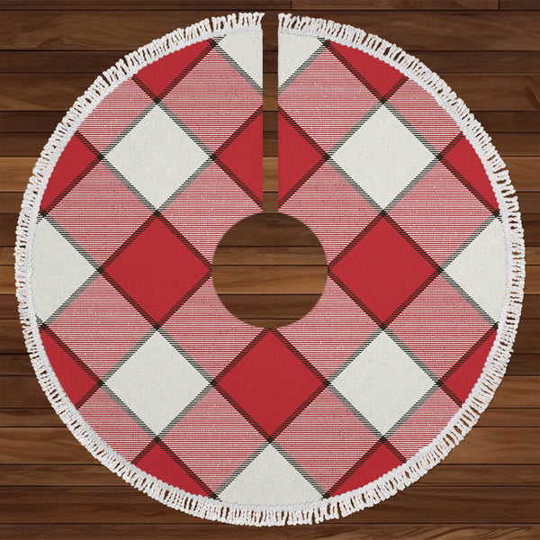 Dunmore Weathered Tartan Christmas Tree Skirt