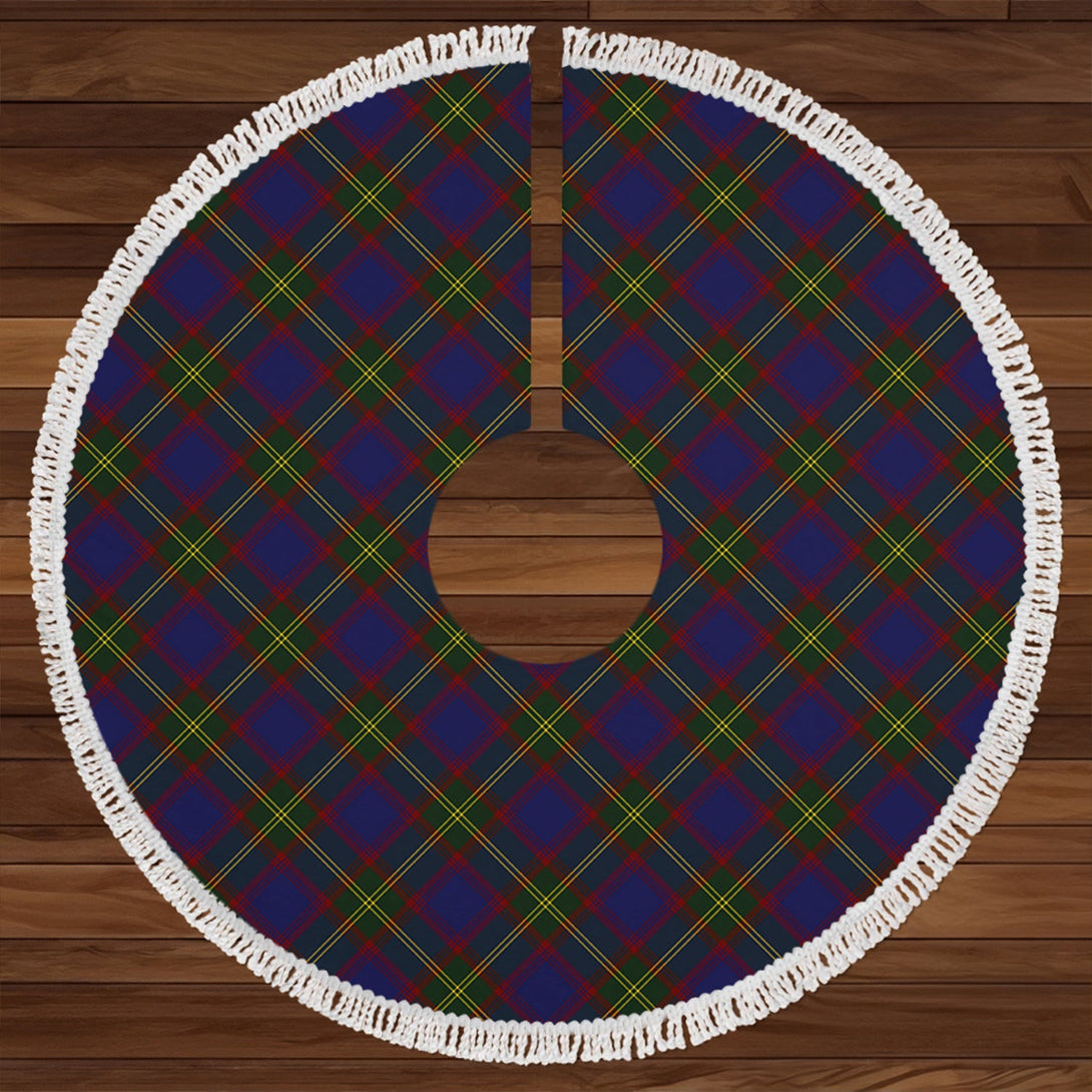 Durie Clan Badge Tartan Christmas Tree Skirt