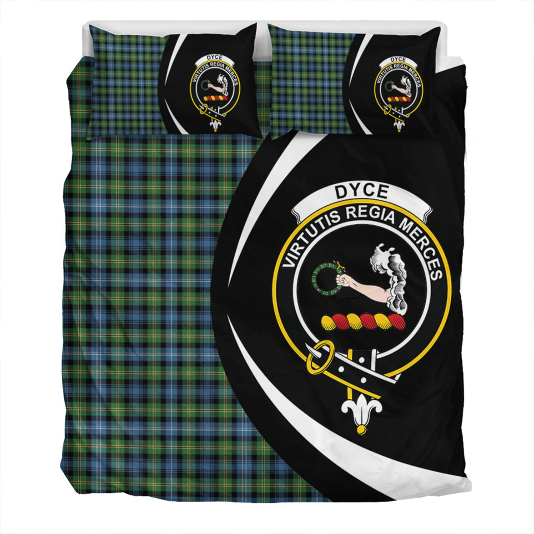 Dyce Ancient Clan Badge Tartan Bedding Set Circle Style