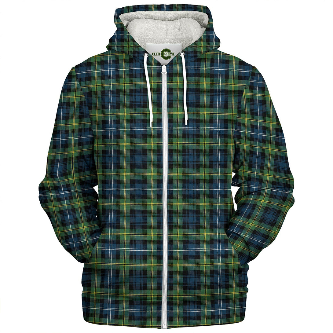 Dyce Modern Clan Badge Tartan Sherpa Hoodie