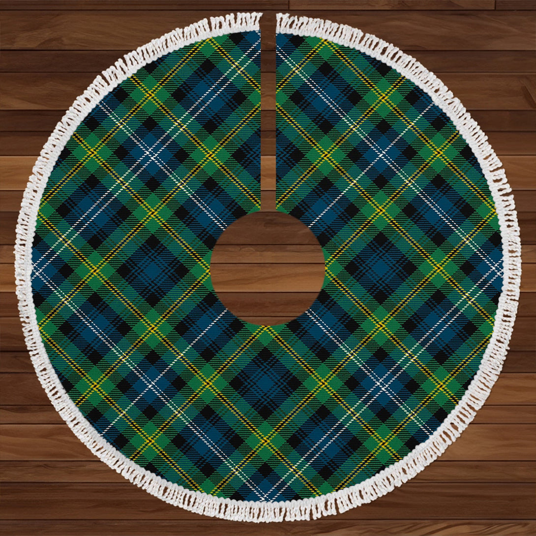 Dyce Modern Clan Badge Tartan Christmas Tree Skirt