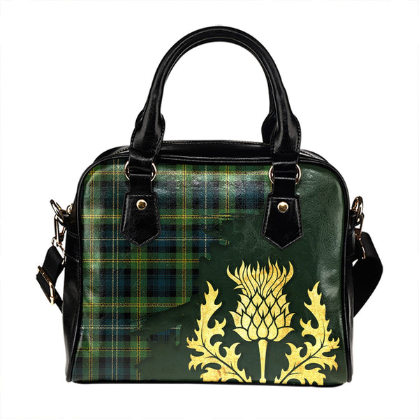 Dyce Modern Tartan Shoulder Handbag Thistle Oldest Style