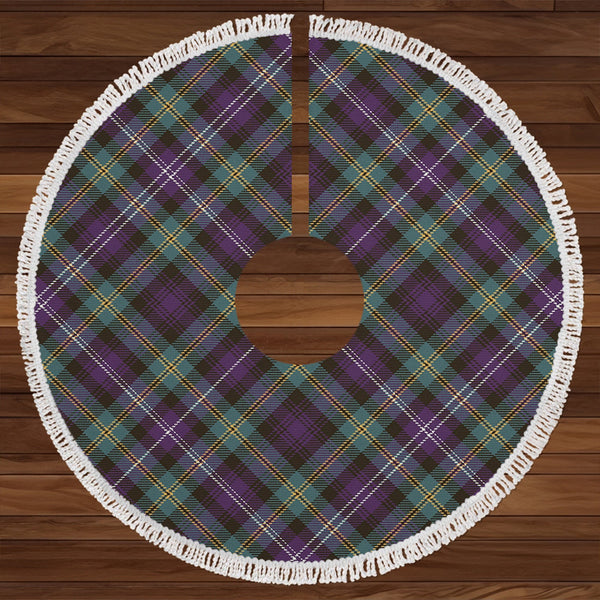 Dyce Weathered Clan Badge Tartan Christmas Tree Skirt