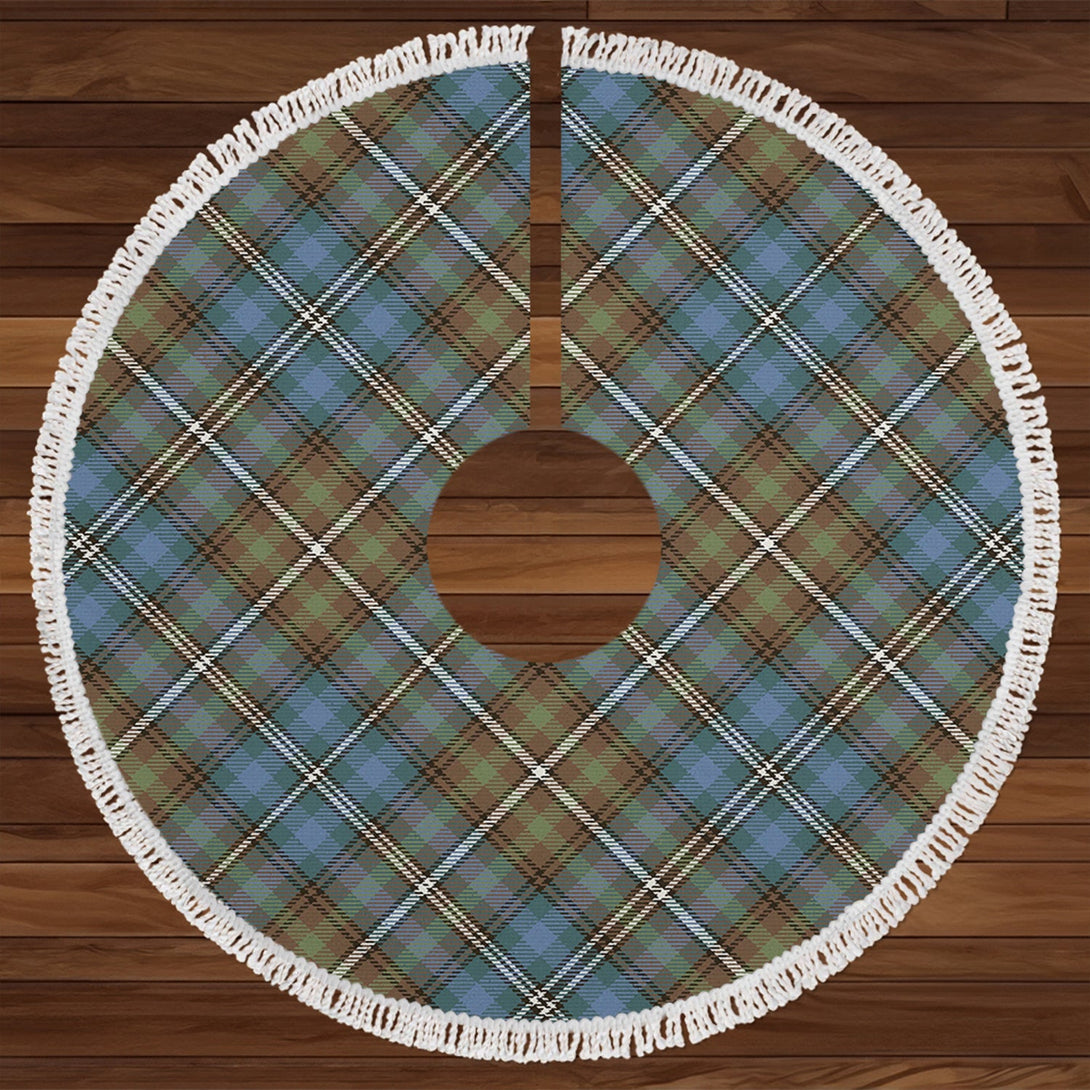 Dyer Weathered Tartan Christmas Tree Skirt