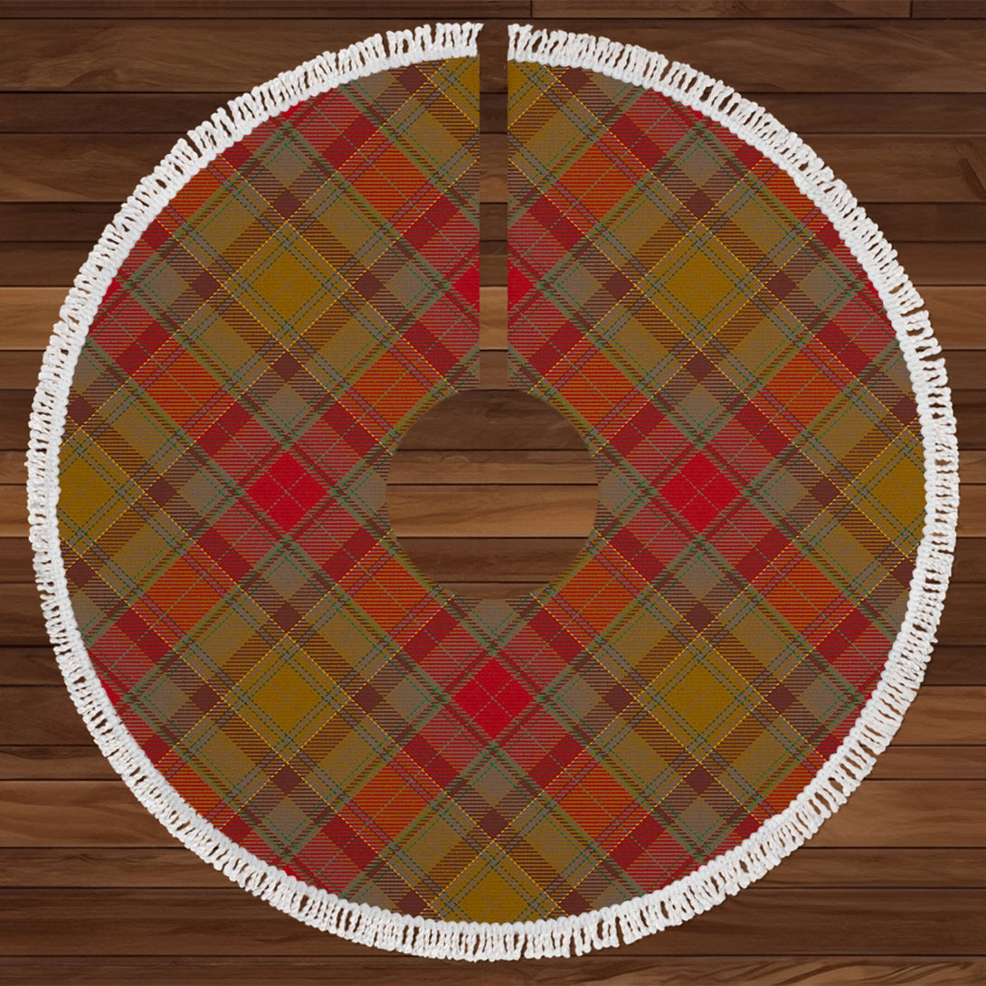 Ebronen Modern Tartan Christmas Tree Skirt