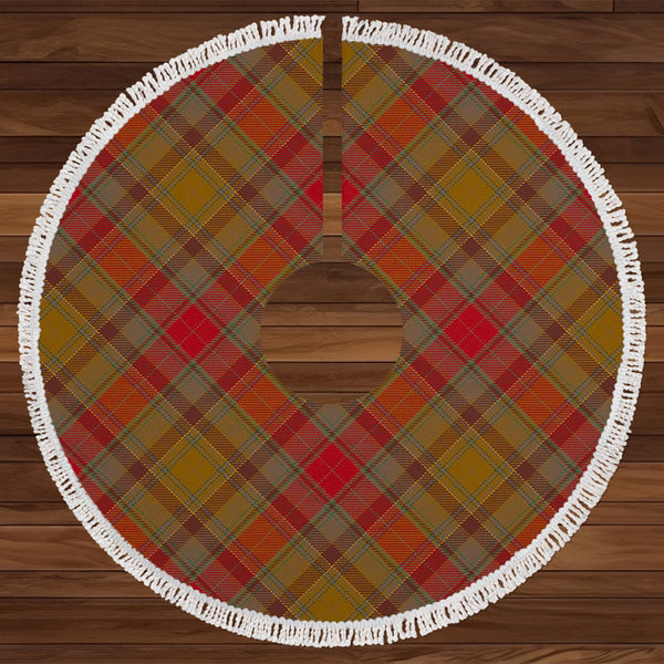 Ebronen Modern Tartan Christmas Tree Skirt