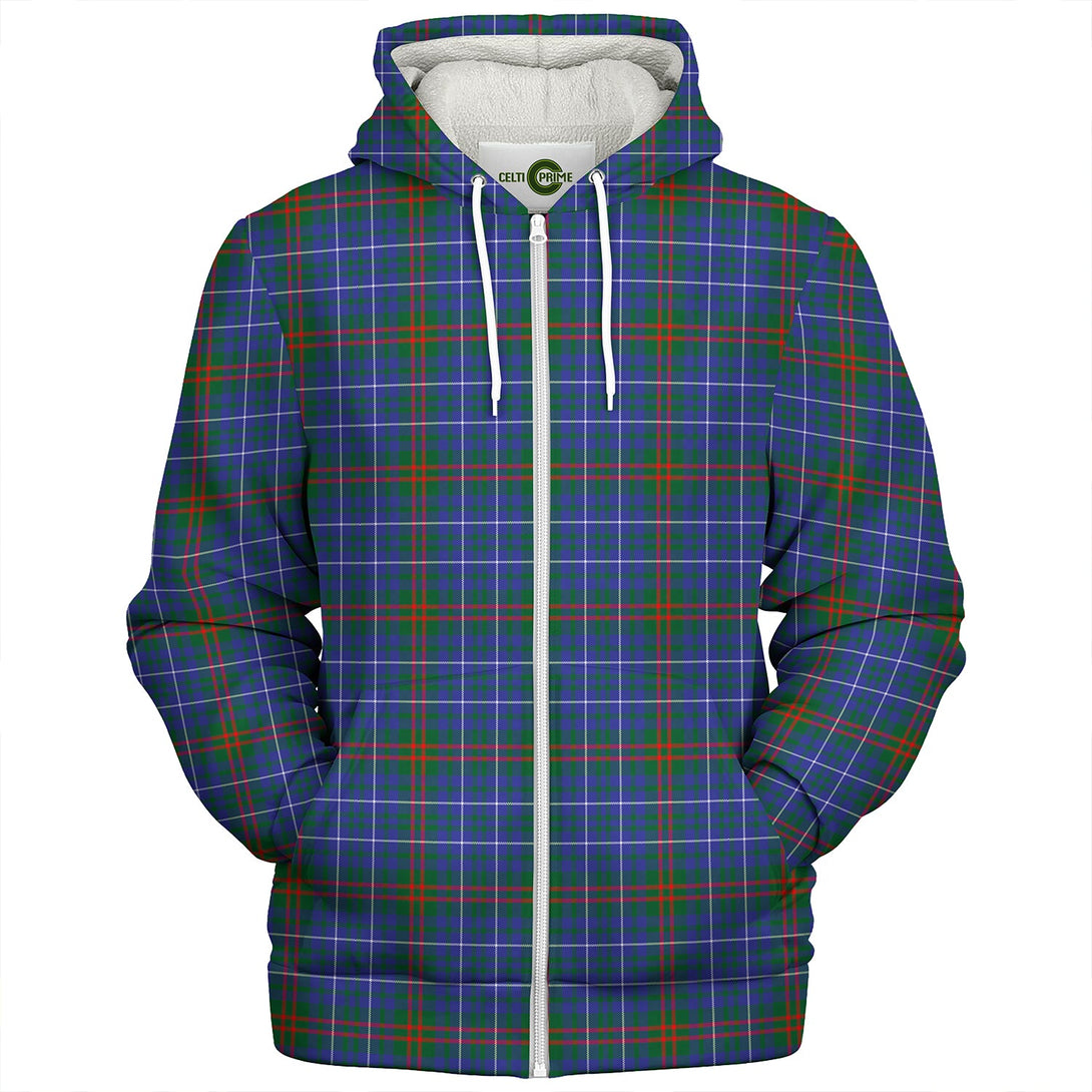 Edmonstone Clan Badge Tartan Sherpa Hoodie