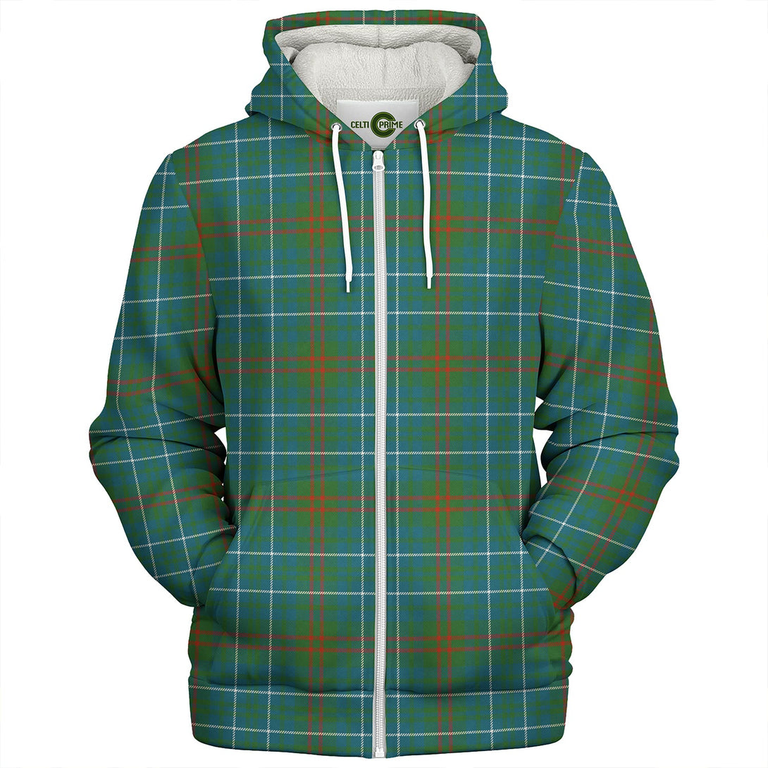 Edmonstone Ancient Clan Badge Tartan Sherpa Hoodie