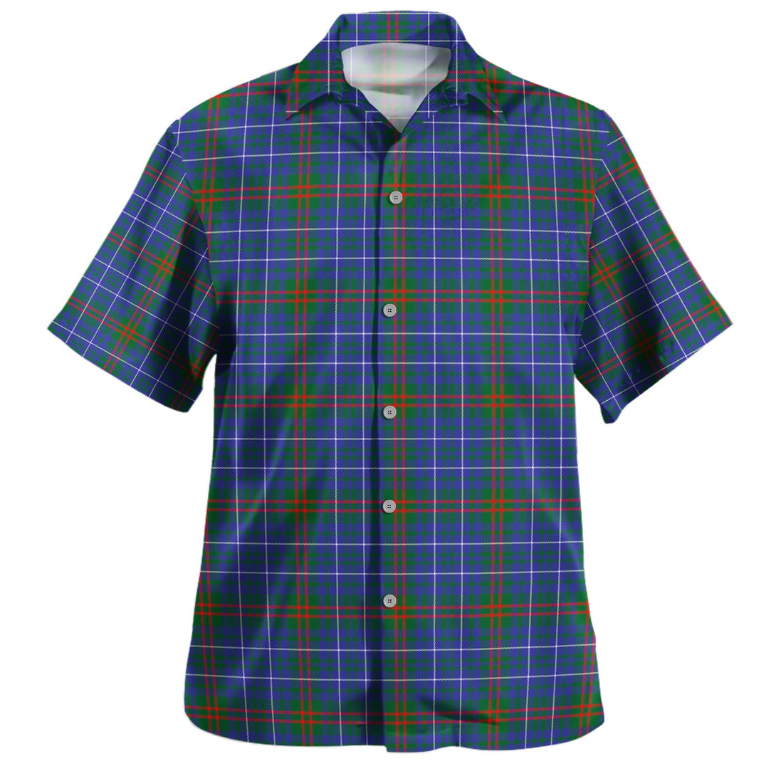 Edmonstone Clan Badge Tartan Hawaiian Shirt