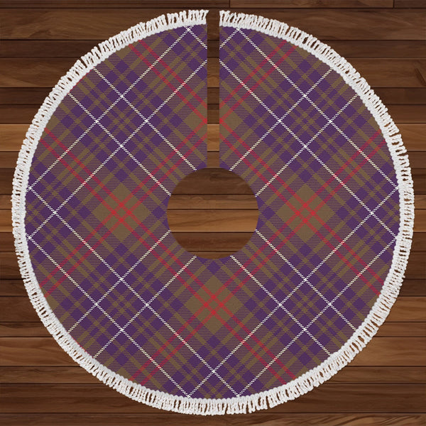 Edmonstone Weathered Clan Badge Tartan Christmas Tree Skirt