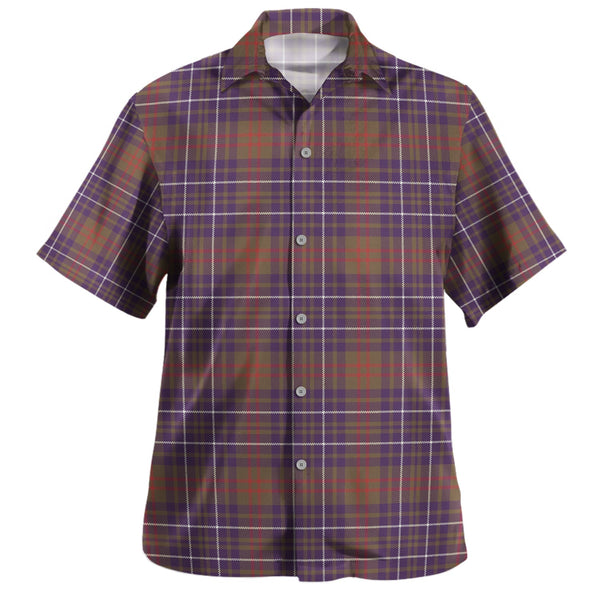 Edmonstone Weathered Clan Badge Tartan Hawaiian Shirt