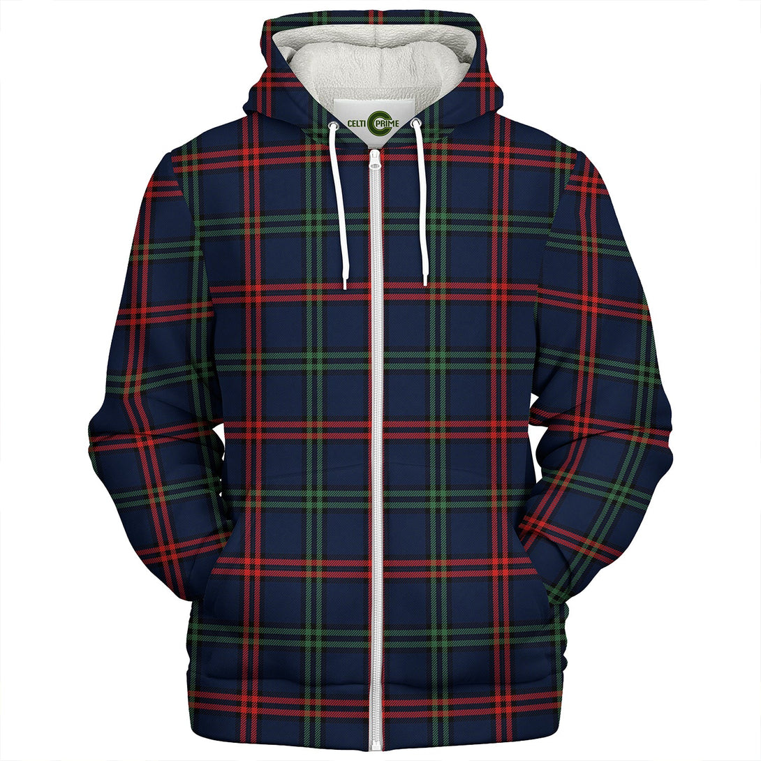 Eglinton District (Montgomery of Ayrshire) Modern Clan Badge Tartan Sherpa Hoodie