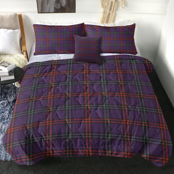 Eglinton District (Montgomery of Ayrshire) Weathered Clan Badge Tartan Comforter