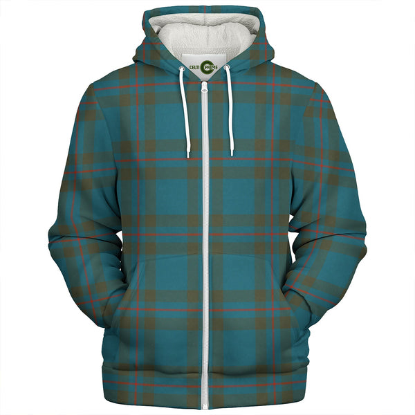 Elliot (Ellot) Ancient Clan Badge Tartan Sherpa Hoodie