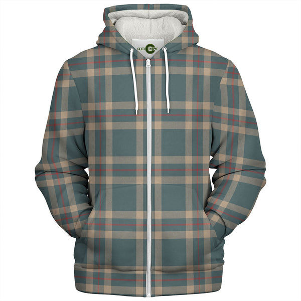 Elliot (Ellot) (Clans Originaux) Weathered Tartan Sherpa Hoodie