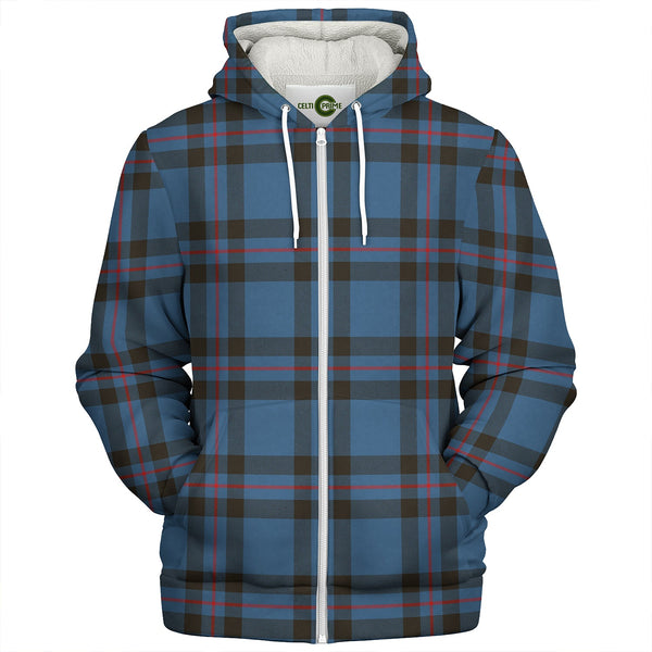 Elliot (Ellot) Modern Clan Badge Tartan Sherpa Hoodie