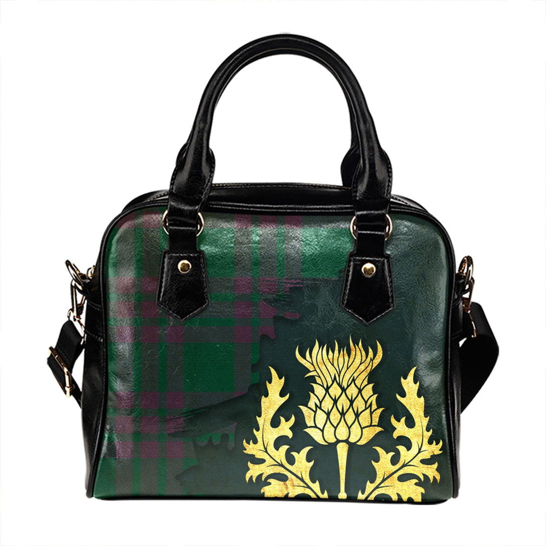 Elphinstone Modern Tartan Shoulder Handbag Thistle Oldest Style