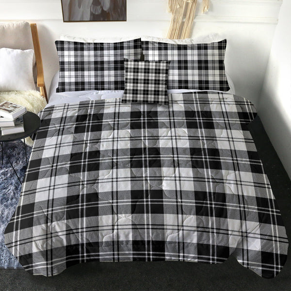 Erskine Dress Dance Black Tartan Comforter