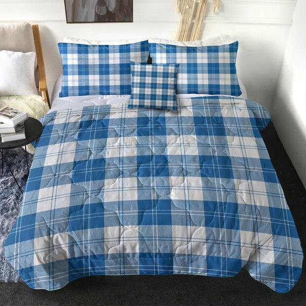 Erskine Dress Dance Blue Ancient Tartan Comforter