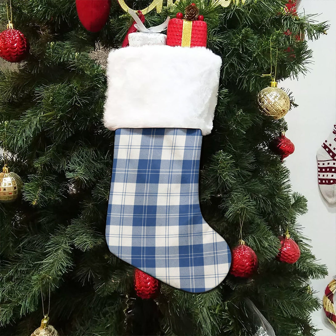 Erskine Dress Dance Blue Modern Tartan Christmas Stocking