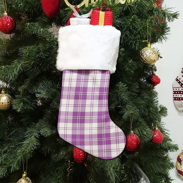 Erskine Dress Purple Tartan Christmas Stocking