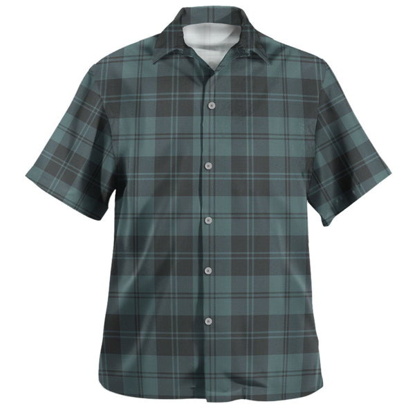 Erskine Hunting Weathered Tartan Hawaiian Shirt