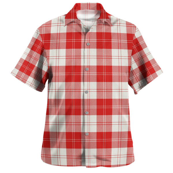 Erskine Red Clan Badge Tartan Hawaiian Shirt