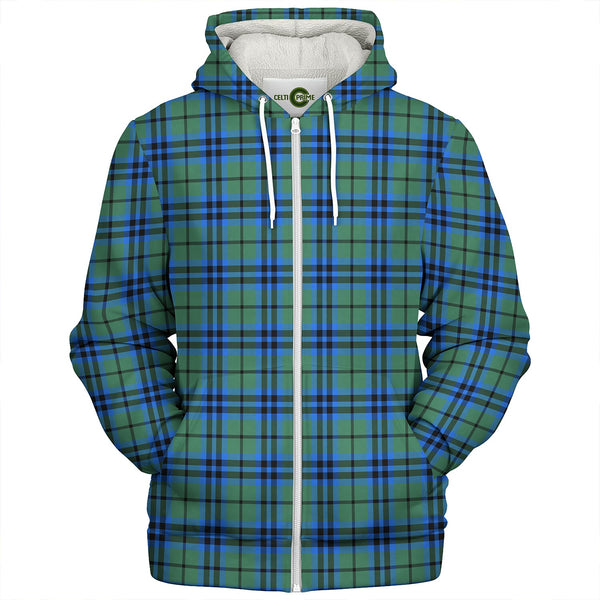 Falconer Clan Badge Tartan Sherpa Hoodie