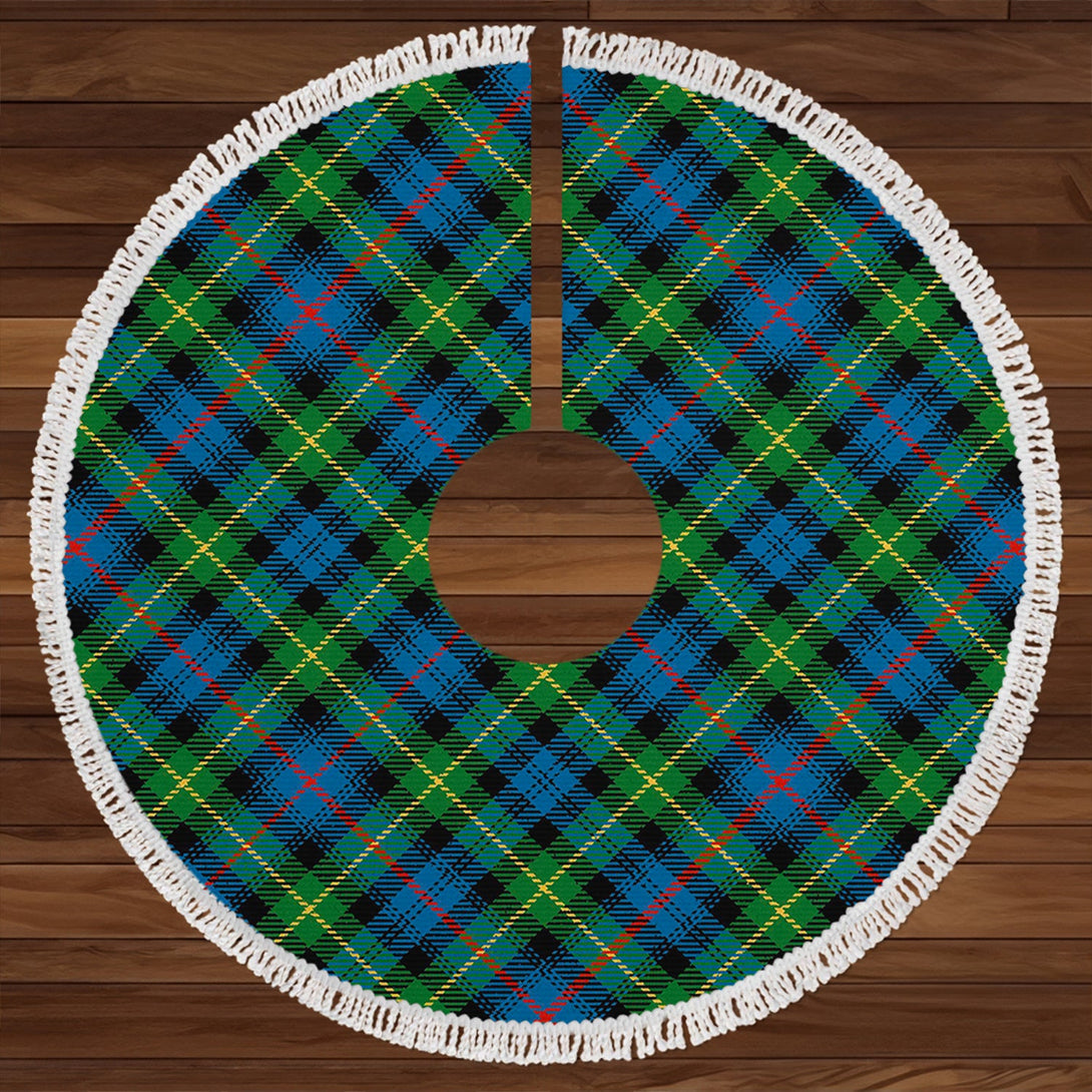 Farquharson Ancient Clan Badge Tartan Christmas Tree Skirt