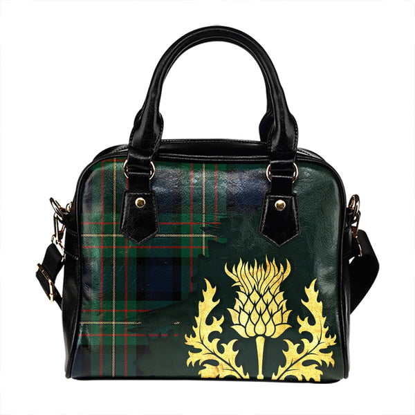 Ferguson Modern Tartan Shoulder Handbag Thistle Oldest Style