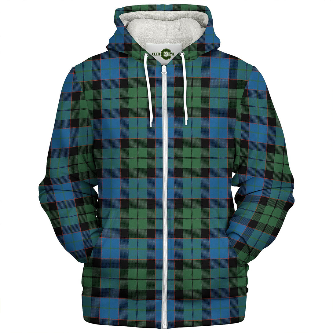 Ferguson of Balquhidder Ancient Clan Badge Tartan Sherpa Hoodie