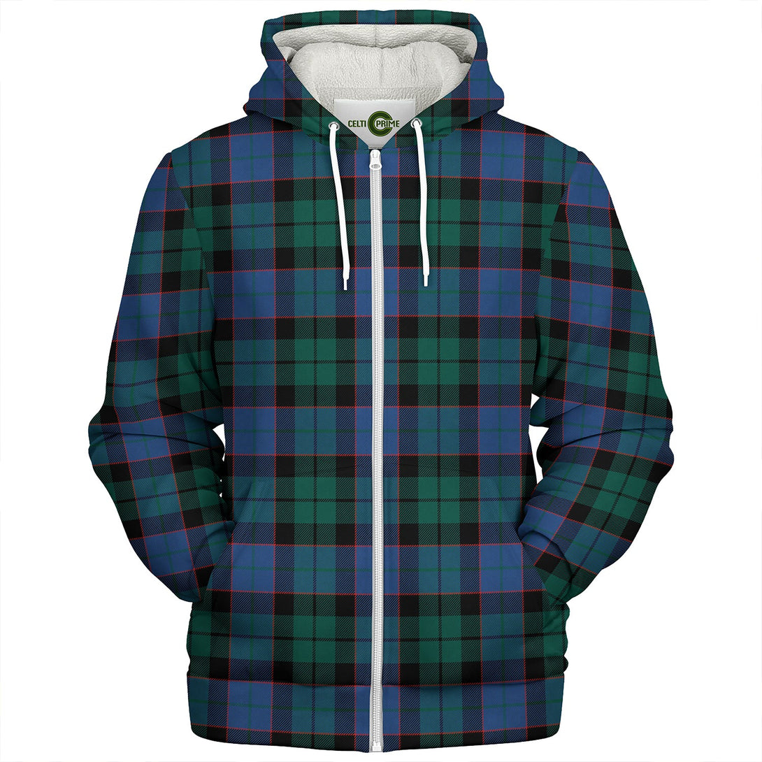 Ferguson of Balquhidder Modern Clan Badge Tartan Sherpa Hoodie