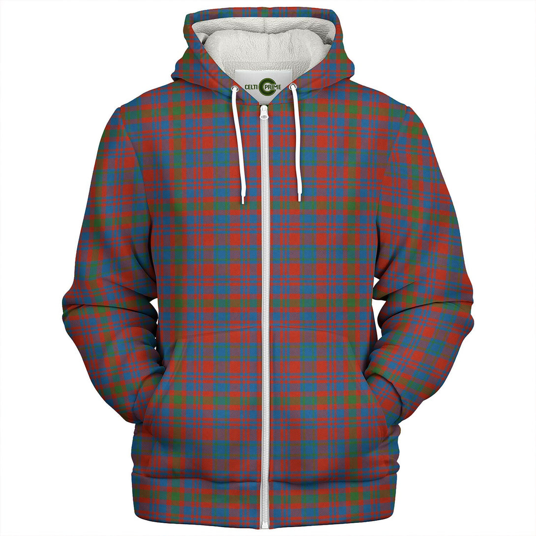 Fiddes Kelvingrove Artifact Ancient Tartan Sherpa Hoodie