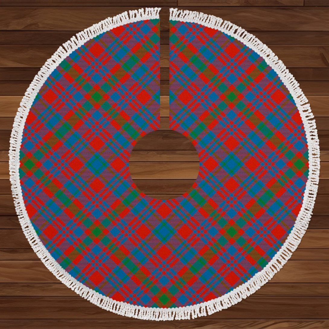 Fiddes Kelvingrove Artifact Ancient Tartan Christmas Tree Skirt