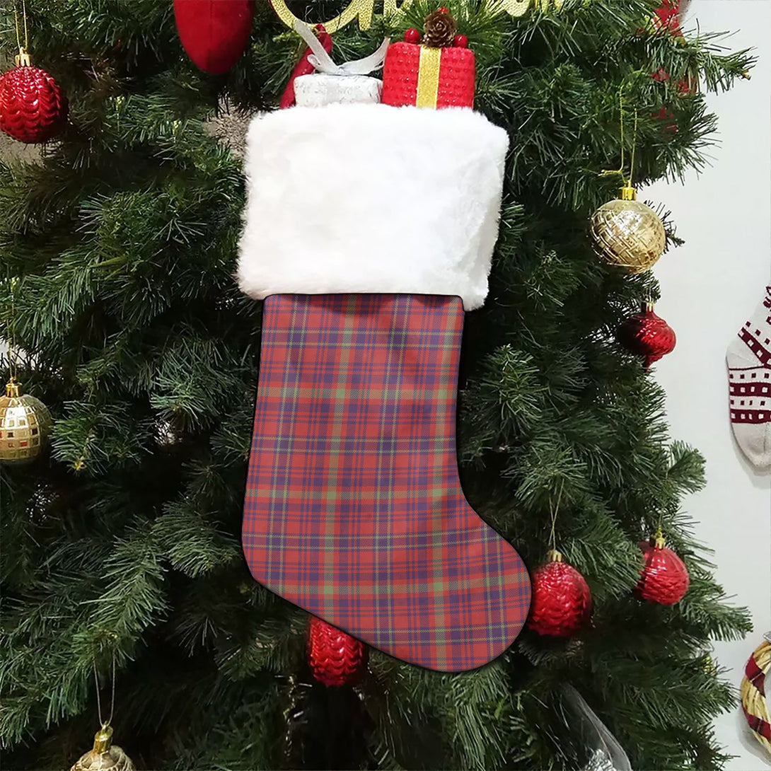 Fiddes Kelvingrove Artifact Weathered Tartan Christmas Stocking