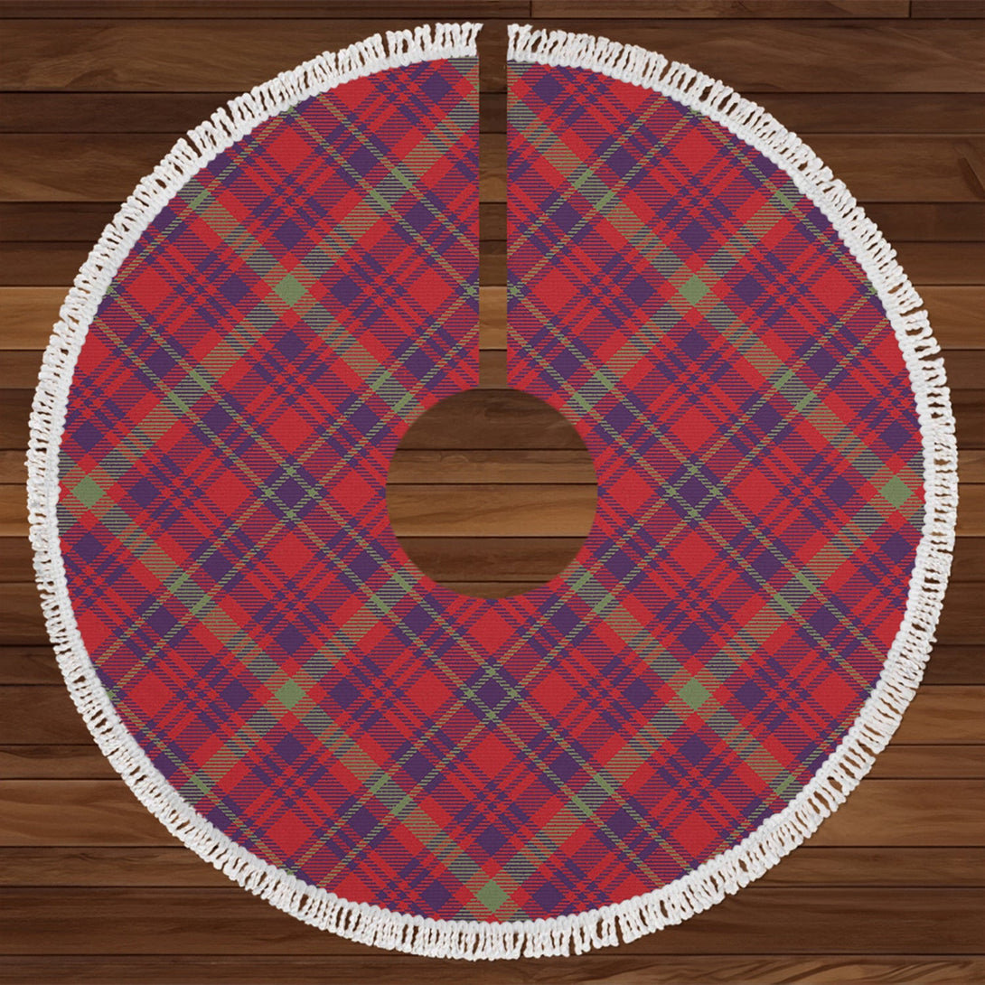 Fiddes Kelvingrove Artifact Weathered Tartan Christmas Tree Skirt