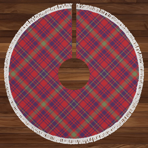 Fiddes Kelvingrove Artifact Weathered Tartan Christmas Tree Skirt