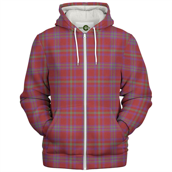 Fiddes Weathered Tartan Sherpa Hoodie