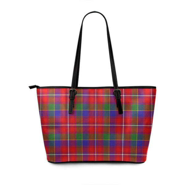 Fitzgerald Dress Modern Tartan Leather Tote Bag