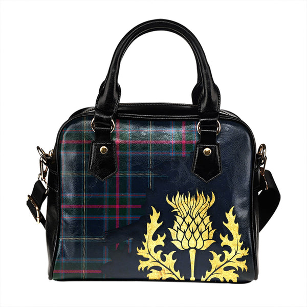 Fitzgerald Hunting Modern Tartan Shoulder Handbag Thistle Oldest Style