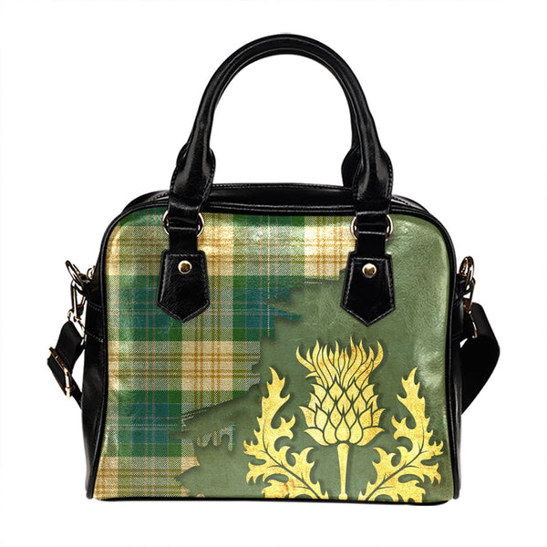 Fitzpatrick Dress Ancient Tartan Shoulder Handbag Thistle Oldest Style