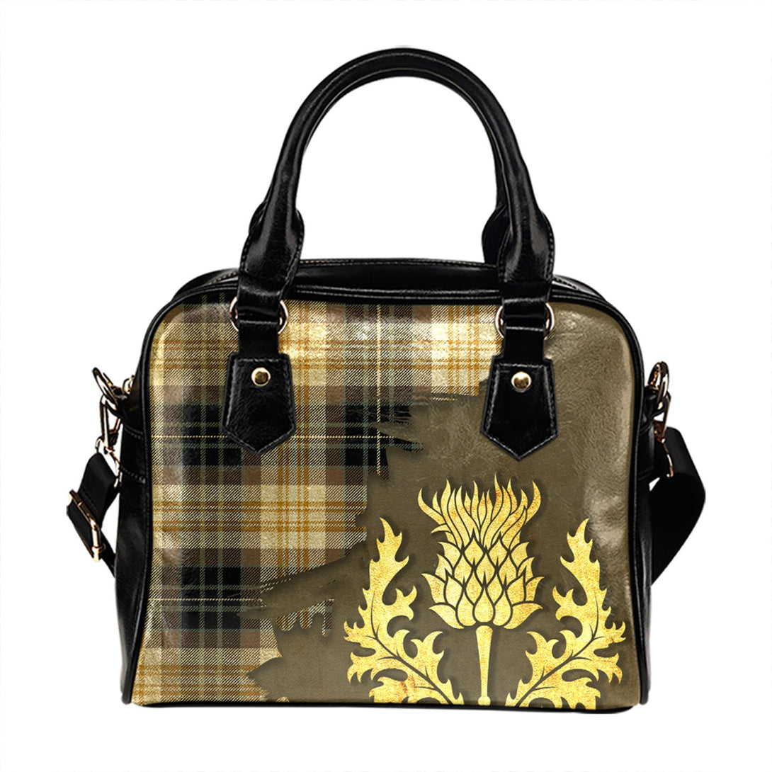 Fitzpatrick Weathered Tartan Shoulder Handbag Thistle Oldest Style