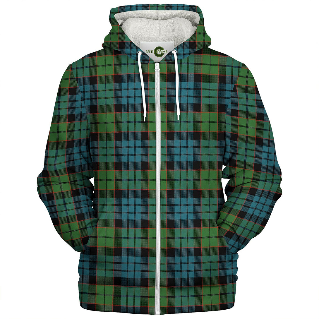 Fletcher Family Ancient Clan Badge Tartan Sherpa Hoodie