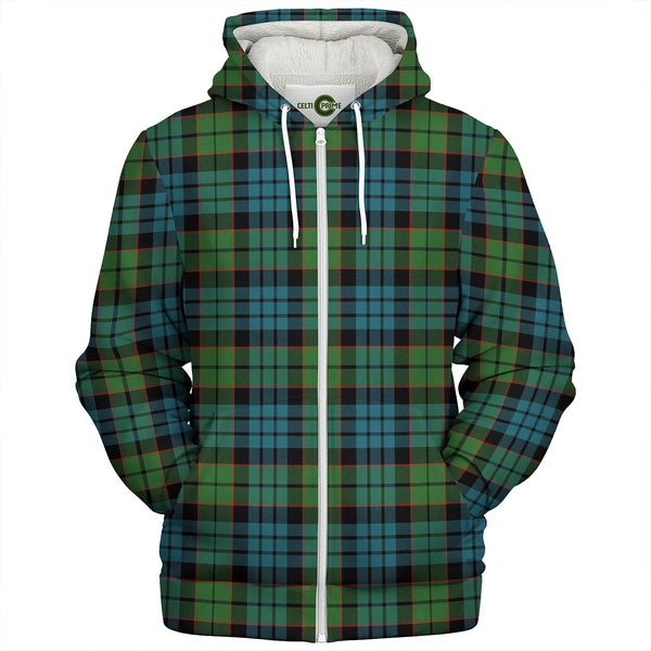 Fletcher Family Ancient Clan Badge Tartan Sherpa Hoodie